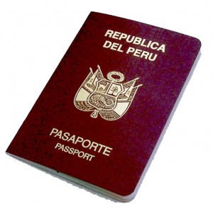 Pasaporte Peruano.