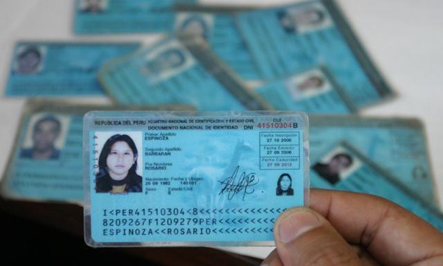 DNI peruano